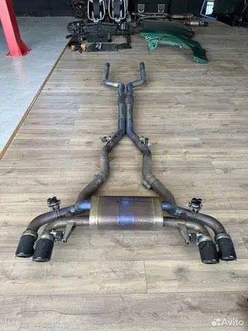 Выхлоп akrapovic BMW M5 F90, фото 3